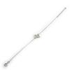Les Trésors De Lily [M1688] - White 'Love' Silver Bracelet