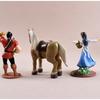  Beauty and the Beast Figurine Set of 6, 10-12 cm Resin Collectible Statues, Exquisite Gift