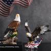 Симуляция Дня Независимости США Большой Орел Смоляные Украшения Декорация для Дома Офиса Открытие Поделки