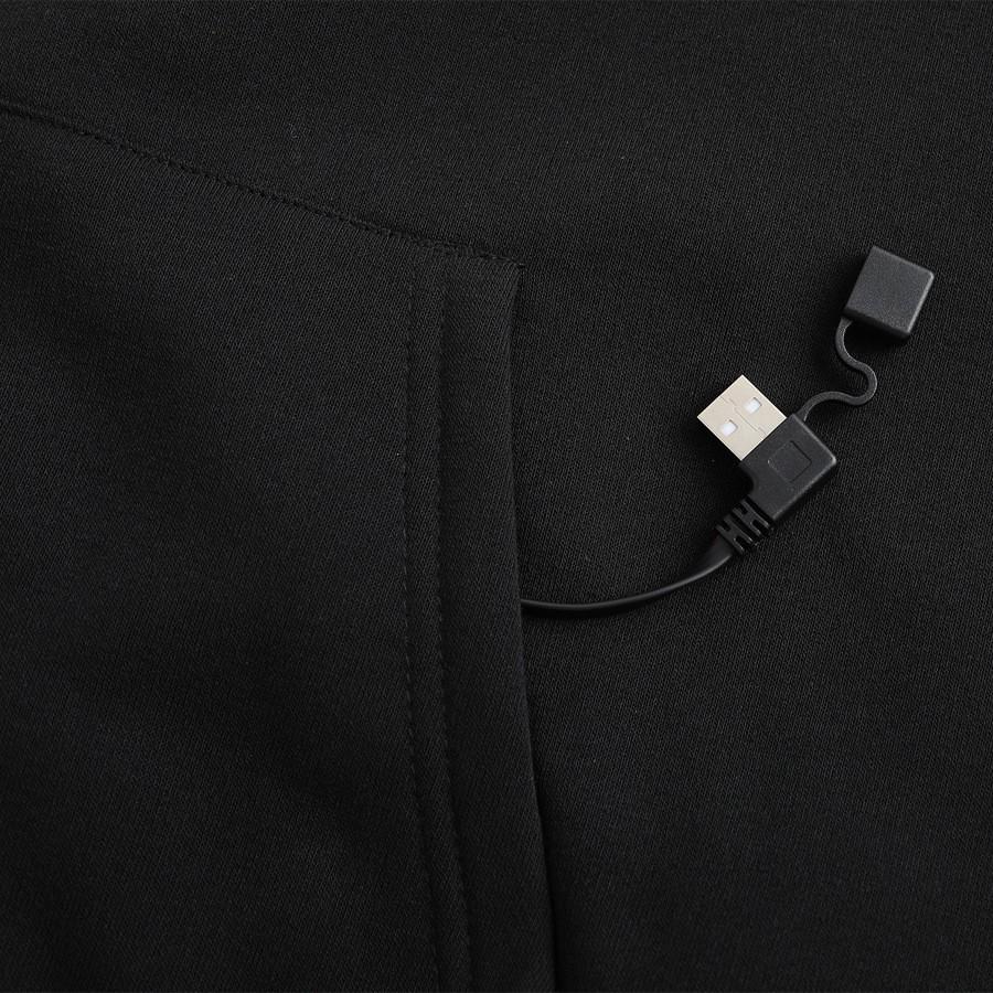 Мужская USB-худи с подогревом, пятизонная, с трехступенчатой регулировкой температуры
