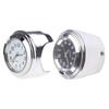 22mm 25mm Motorcycle Handlebar Dial-Clock Temp Thermometer Handlebar Clock Watch