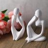 DIY Thinker Статуя Силиконовая Форма 3D Nordic Art Абстрактное Человеческое Тело Гипсовый Орнамент Форма Эпоксидная Смола Ручная Работа Форма Домашний Декор