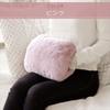 Yamazen Heat Storage Hot Water Bottle with Soft Rabbit Fur Texture, Cordless, Energy-Saving, Ideal for Desk Work, Pink (YTY-S401H(PK))