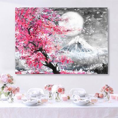 Cherry Blossom Mount Fuji постеры с принтами на холсте японские пейзажные картины настенные художественные фотографии для гостиной домашний декор