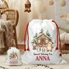 Personalized Woodland Christmas Bag Kids Xmas Gift Sack Large Reusable Present Bag Special Delivery Sack Christmas Santa Bag