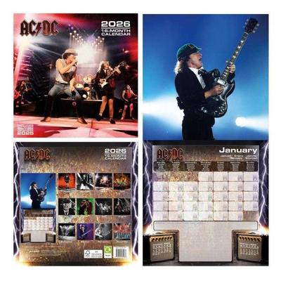 AC/DC Квартальный календарь на 2026 год