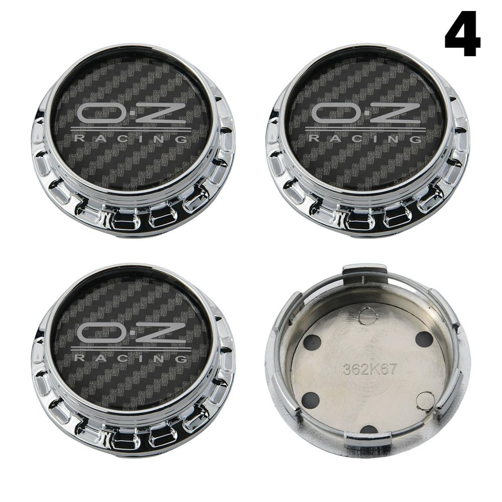 AAYR1 4PCS 67MM OD / 62MM ID Cap For Rims OZ VOSSEN Emblem Wheel Center Cap Sport Car Logo Wheel Cover Hub caps
