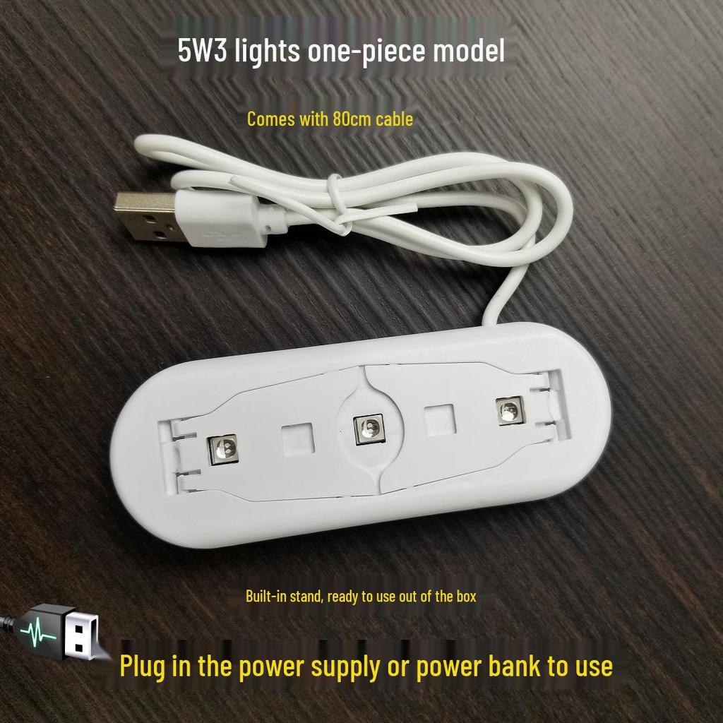 Миниатюрная портативная УФ-лампа для ногтей: Складная полимеризационная лампа для быстрой сушки ногтей с ультрафиолетовым облучением