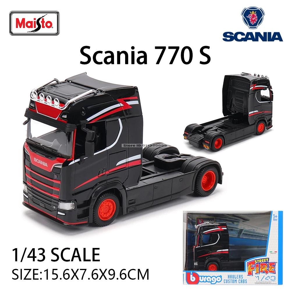 Ббураго 1:43 Транспортное средство передняя часть Volvo FH16Globetrotter 750XXL модель имитация модель автомобиля сплав автомобиль игрушка мужская коллекция