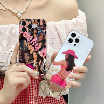 Модный Чехол для Мобильного Телефона Becky G для iPhone 16 15 14 13 12 11 X XR XS 8 6 Pro Max Plus Mini Прозрачный Цветной Защитный Красивый