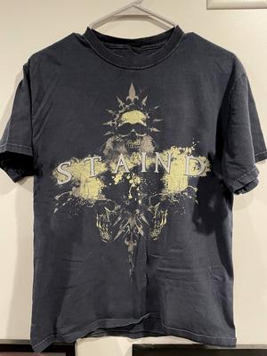 Футболка унисекс с принтом группы Staind, унисекс, тяжелый хлопок, WA368