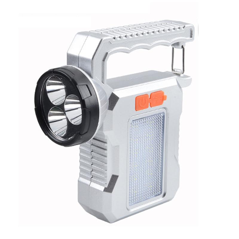 Многофункциональный светодиодный солнечный фонарь для кемпинга, перезаряжаемый прожектор, можно подвесить, с боковыми фонарями, подходит для походов и кемпинга на открытом воздухе, отключение электроэнергии