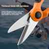 1Pcs Stainless Steel Scissors Household Shears Tools Electrician Scissors Stripping Wire Cut Tools For Paper Cable And Fabrics