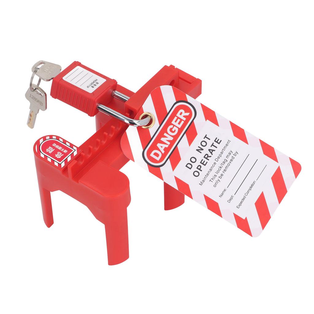 Комплект из 3 шт. Устройство блокировки шарового крана DN50-DN100 PP Регулируемое устройство блокировки шарового крана для химических заводов