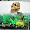 Resin Skull Ornament Aquarium Decor Decorative Landscaping Aquarium Landscape Fish Tank Decoration