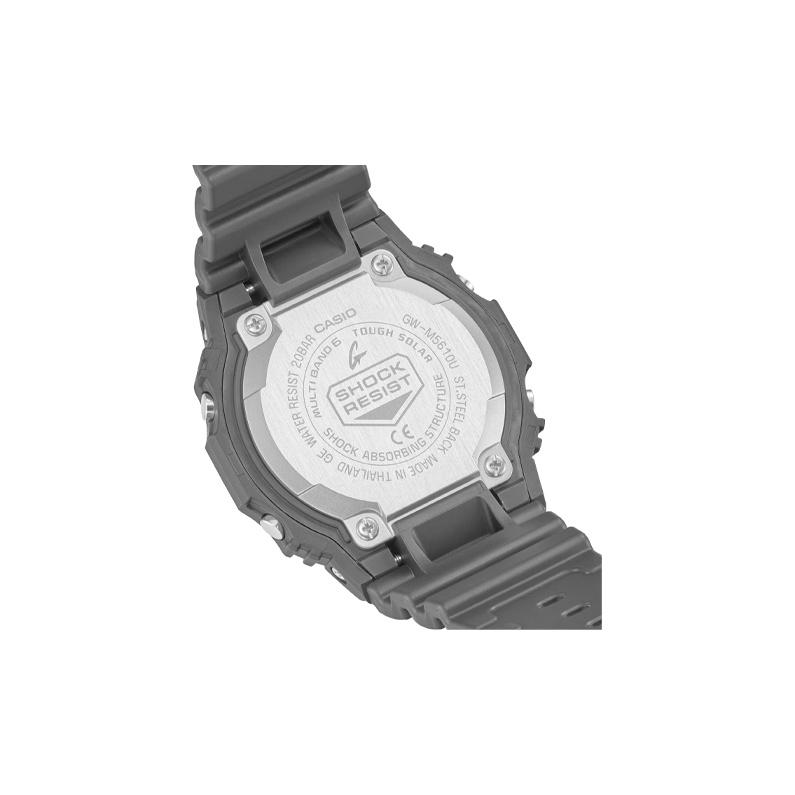Casio G-Shock Classic Series Solar Six-Channel Radio Wave Shockproof Waterproof Solar Quartz Movement Resin Strap Men Watches Black GW-M5610-1