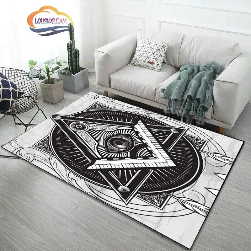 Новейший модный ковер, масонский коврик, масонский мягкий коврик, коврики для спальни, масонской гостиной, двери, напольные коврики для прихожей, коврик для йоги