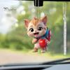 Подвеска в виде кошки, подвесное украшение для автомобиля, реалистичное животное, кошка, зеркало заднего вида, подвесной декор, акриловый автомобильный шарм, подарок на вечеринку и фестиваль для автолюбителей