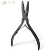 ARLANY Hair Extension Pliers Kit Tan Color Pliers Opener Plier Hair Loop Tool Metal Hair Clip Scissor Curved Needle for Hair