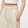 LESS 2024 Autumn High-Waist Casual Linen Blend Pants
