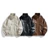 Trendy Brand PU Leather Jacket, Leather Jacket, Handsome Motorcycle Jacket, Spring and Autumn