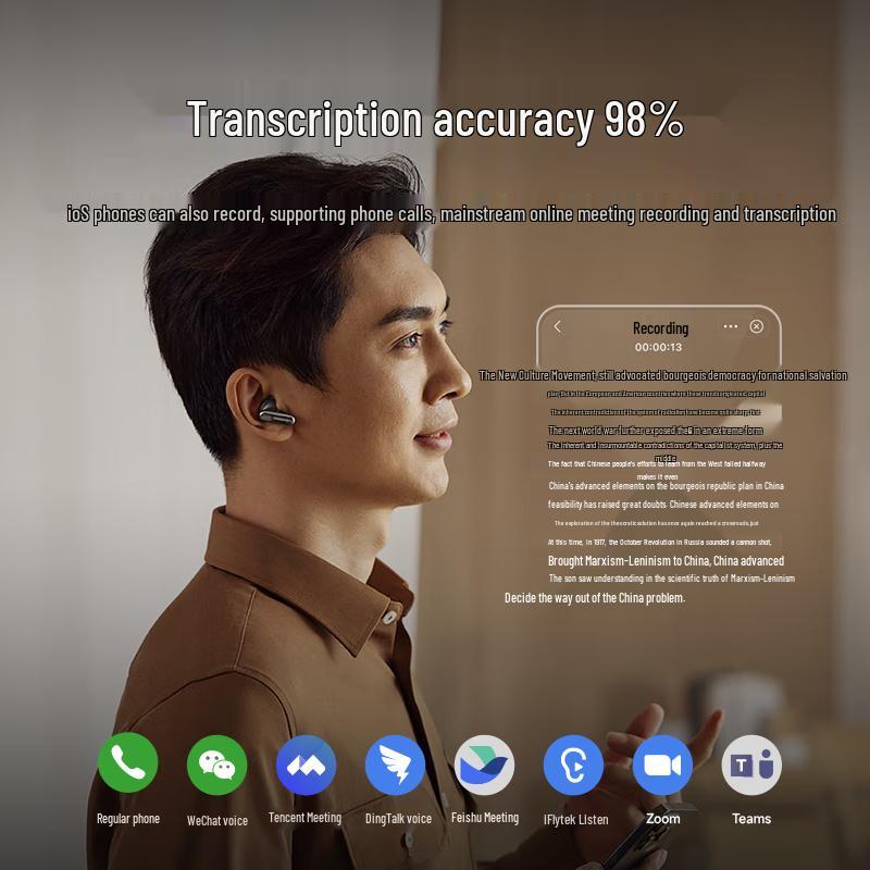 iFLYTEK Nano+ Active Noise Cancelling Wireless In-Ear Headset