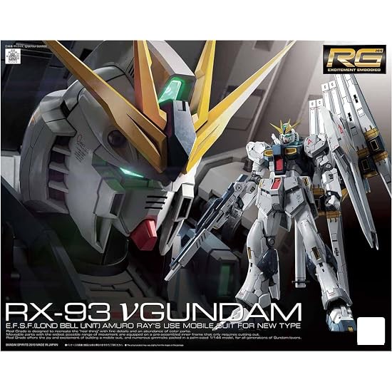 RG Mobile Suit Gundam: Char's Counterattack Gundam 1/144 Scale Color-Coded Plastic Model