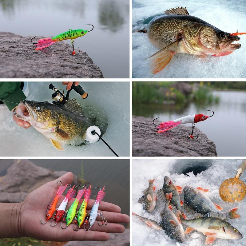 Приманка для зимней рыбалки 8,5 см, металлические рыболовные крючки, приманки, приманки для зимнего спорта на открытом воздухе, снасти для зимней рыбалки, приманки