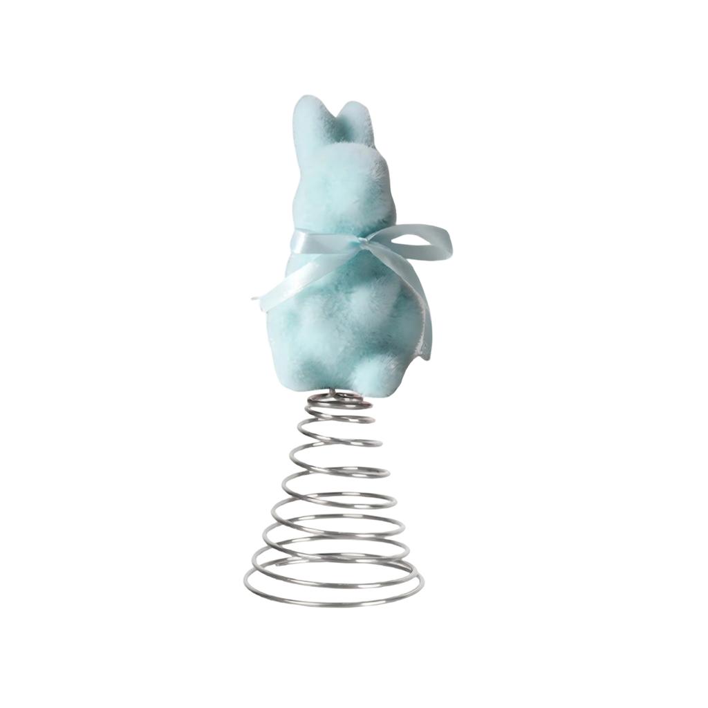 Имитация flocking Easter Bow Bunny Домашнее украшение для садов и дворов.