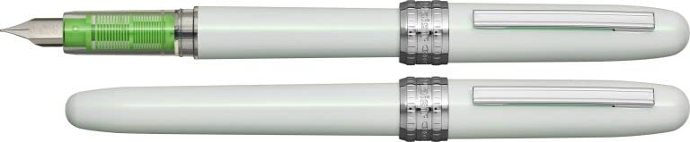 Платиновая перьевая ручка Plaisir 2022 Цвет Plaisir Aura Healing Green Ka M Medium PGB-3600-47-M