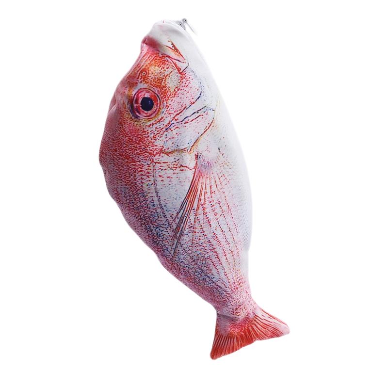 Креативный Каваии Корейский Стиль Пенал Сумка в Форме Рыбы Портативный Школьный Стационарный Бокс для Макияжа