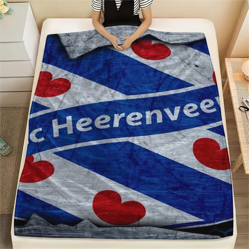 1pc SC Heerenveen Print Flannel Blanket, High quality Comfortable for All Seasons, Home Decor, Warmth and Comfort, Perfect for Christmas Gifts83