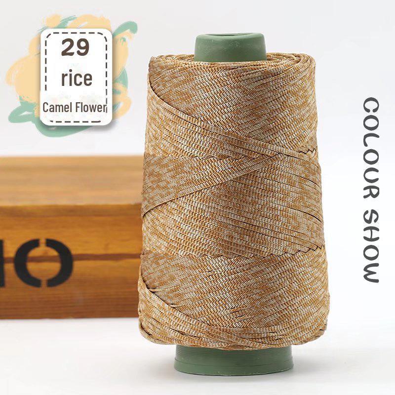 Легкая мерсеризованная хлопковая и льняная нить для шляп, обуви, сумок, подушек. Идеально подходит для изделий ручной работы с усовершенствованной шелковой нитью.