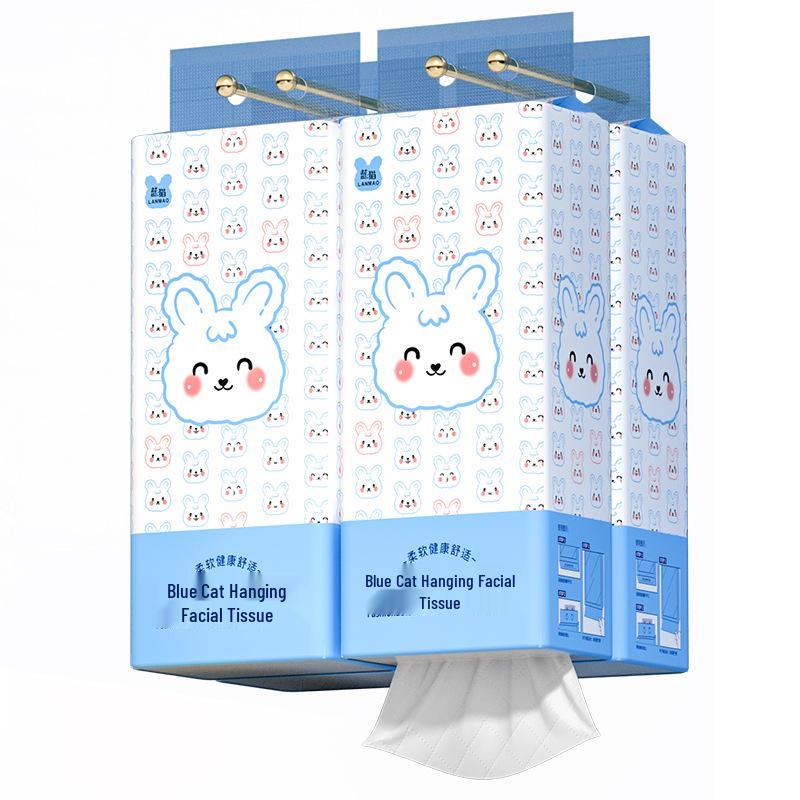 Exclusive 2-Pack Hanging Facial Tissue Dispenser for Hotels and Restaurants