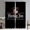 HERTOG JAN Shades Шторы для спальни, украшения на Хэллоуин, затемняющие шторы для комнаты, 2-панельные шторы для домашнего интерьера, перегородки