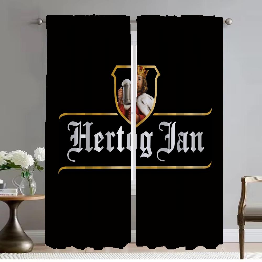 HERTOG JAN Shades Шторы для спальни, украшения на Хэллоуин, затемняющие шторы для комнаты, 2-панельные шторы для домашнего интерьера, перегородки