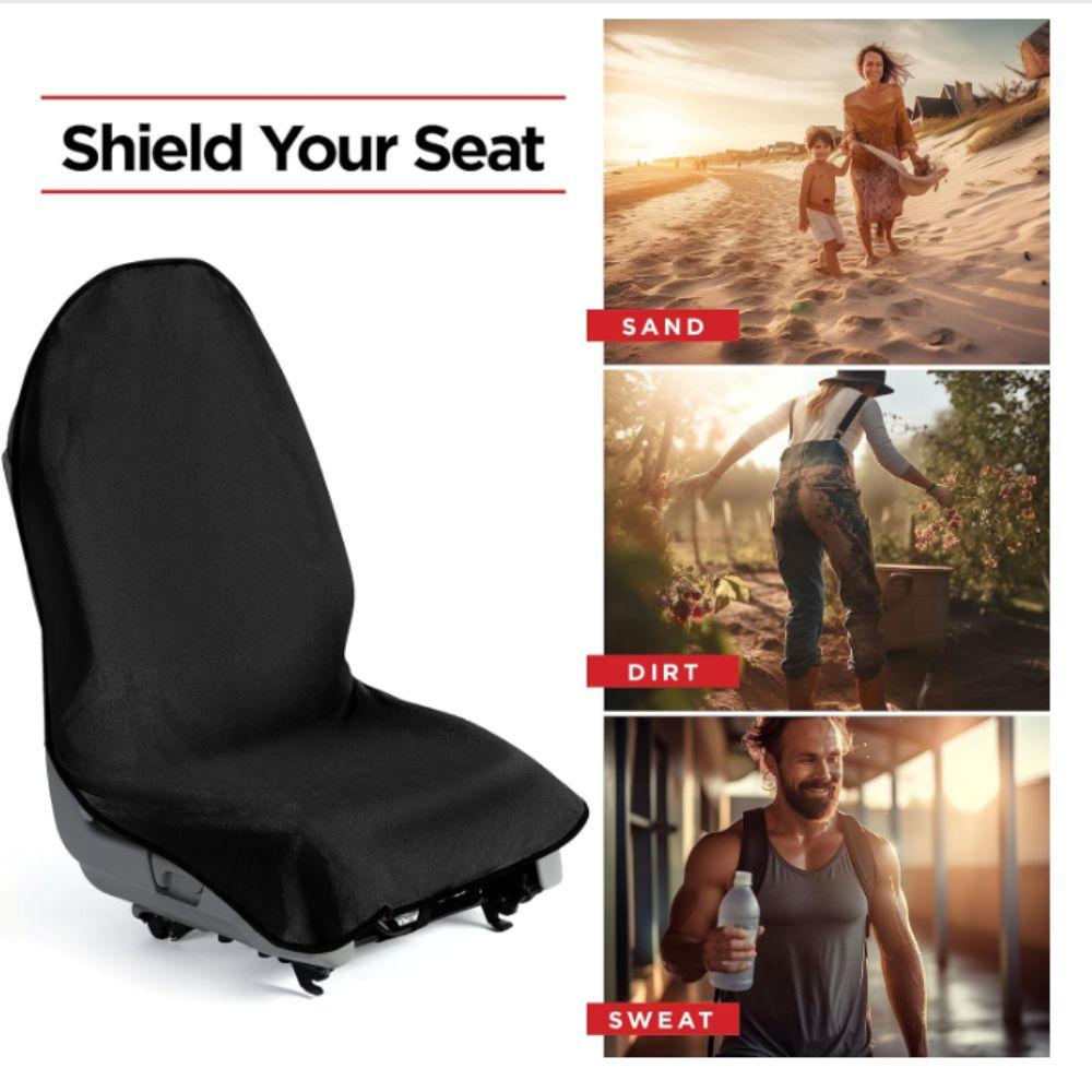 Anti-scratch Car Front Seat Cover Oil-resistant Car Seat Cushion Travel Supplies