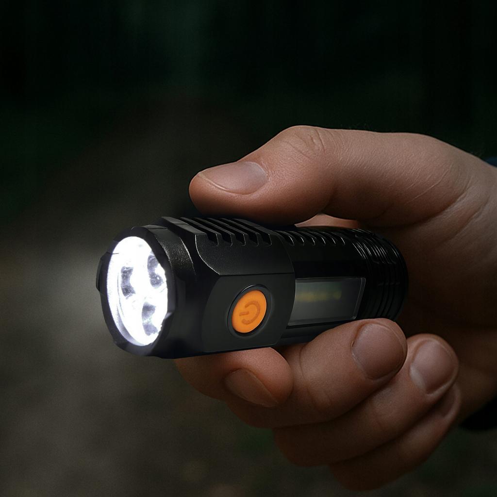 Miniature Pocket LED Flashlight with USB C