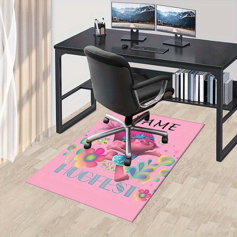 Hugfest, Trolls, Poppy Office Carpet Soft Polyester Entrance Carpet Washable Non slip Machine Washab