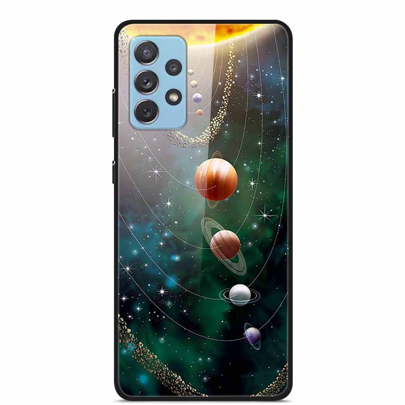 Для Samsung A52 5G 4G Чехлы A52s 5G Закаленное Стекло Жесткие Задние Чехлы Для Samsung Galaxy A52 5G Чехлы для Телефона Funda A 52s 2022 A528B