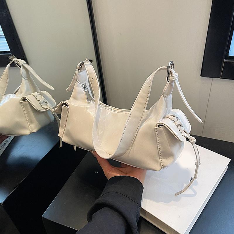 Текстура Ретро Красный Мягкая Кожа Сумки Через Плечо Для Женщин Тренд Однотонная Универсальная Сумка Кроссбоди Для Поездок На Работу Шоппинга Женские Сумки CLE