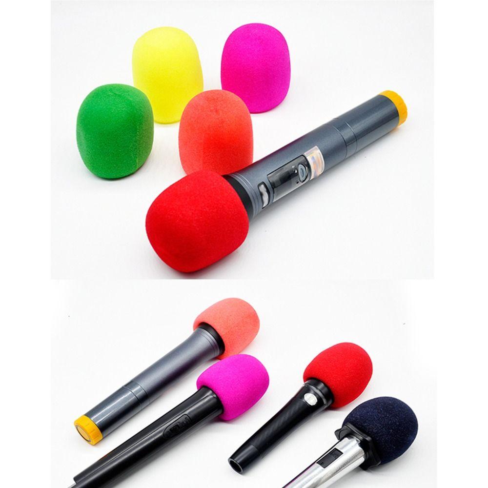 10PCS Reusable Microphone Cover Colorful Mic Covers for Microphones Mic Cover  Karaoke