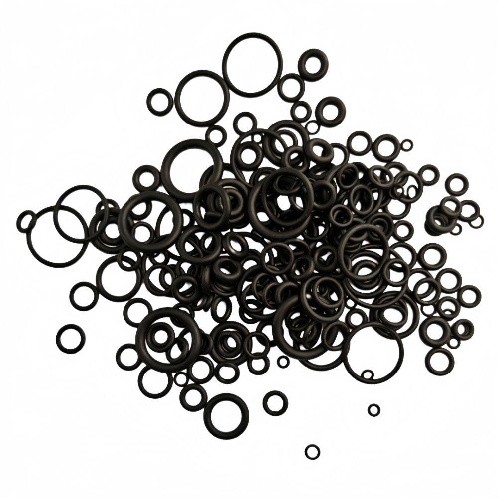 1020Pcs 15 Sizes Silicone Rubber O-Ring Set Car Auto Seal Repair, Pipelines, Plumbing Repairs