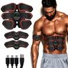 EMS Muscle Stimulator Abdominal Hip Trainer Toner USB Abs Fitness Training Gear Machine Home Gym Weight Loss Body Slimming