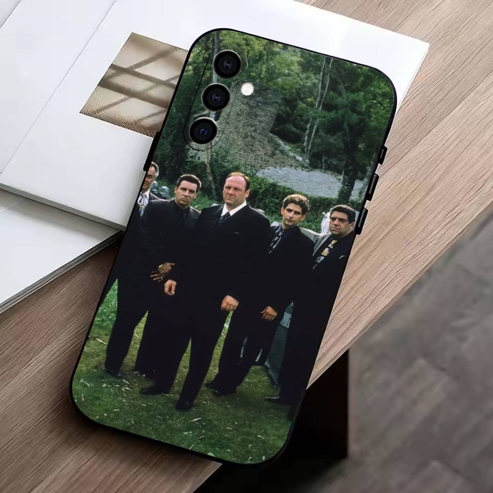 Чехол для телефона Tony Soprano-JG для Samsung Galaxy A73,A72,A71,A70,A53,A52,A51, Мягкий силиконовый черный чехол