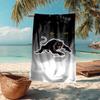 panthers Fashion Beach Towel: Ideal for Summer Adventures Soft, absorbent and quick drying suitable for swimming and bathing