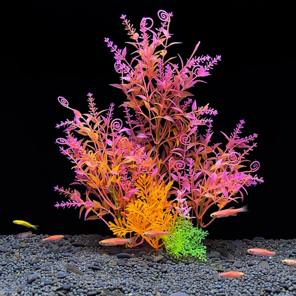 Plastic Aquatic Plants Lifelike Artificial Water Grass Underwater Plants Home Decorations