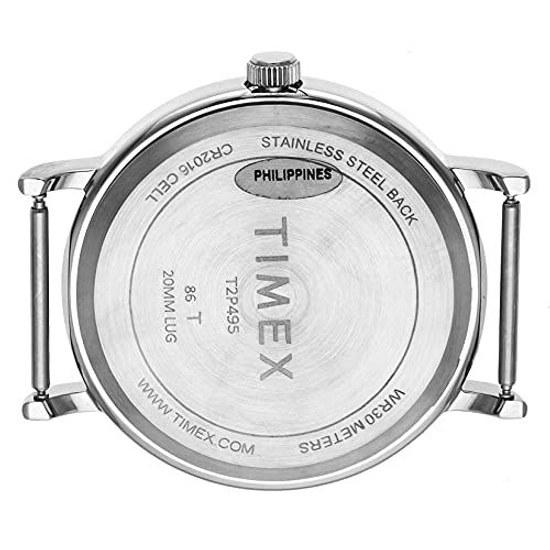 Мужские часы TIMEX Weekender Кварцевые Латунь Телячья кожа T2P495