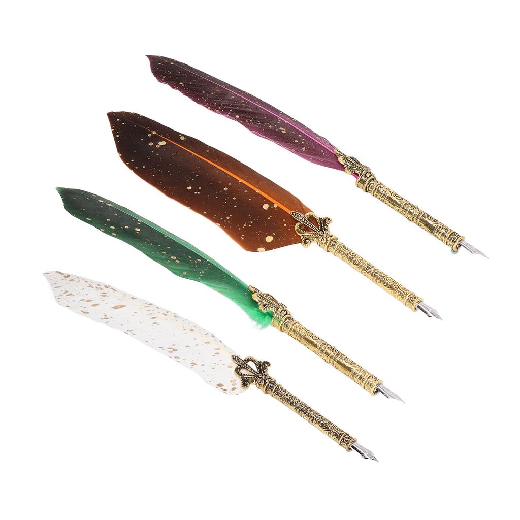  Набор ручек с 10 сменными перьями, огнеупорный лак, восковая ручка для открывания писем, пустая бутылочка