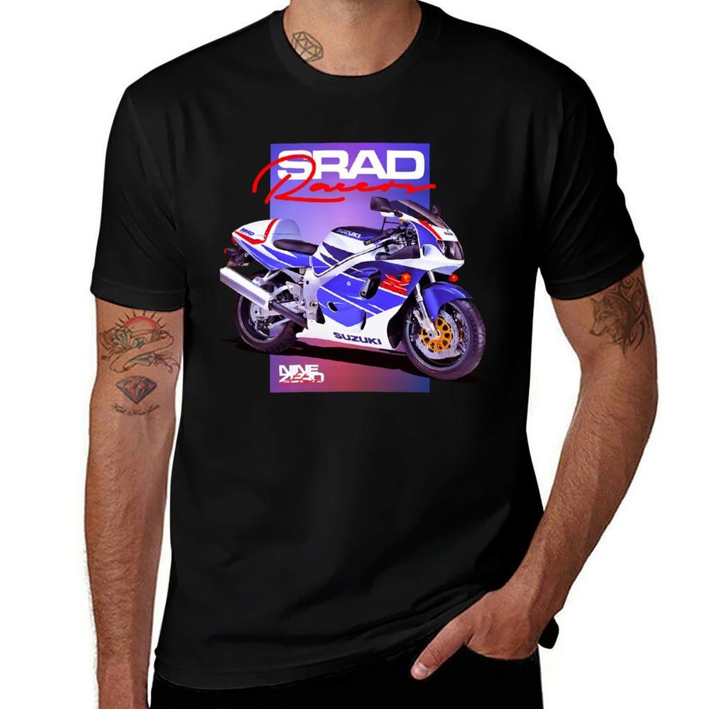 SRAD GIXXER T-Shirt Plus Size Tops Kawaii Clothes Street Wear Summer Top Mens Designer Clothes